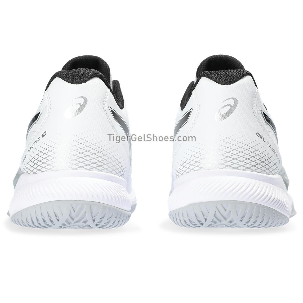 Asics Gel-tactic 12 White/Black 1071A090-100 Mens Shoes