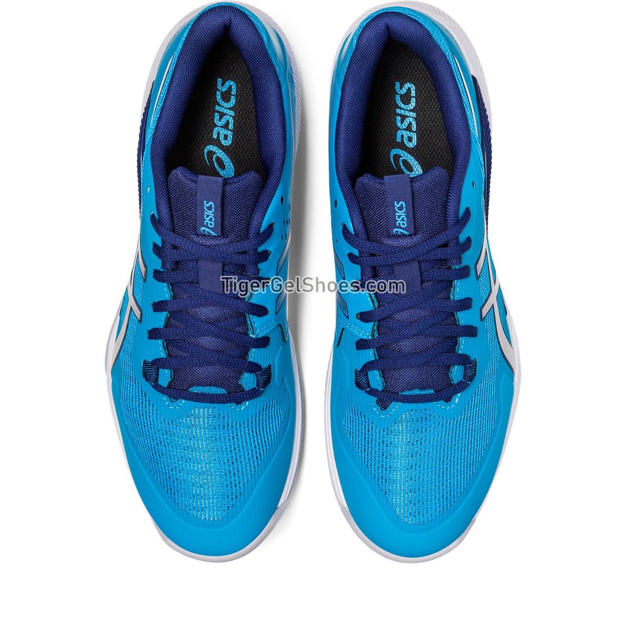 Asics Gel-tactic Island Blue/Pure Silver 1071A065-401 Mens Shoes