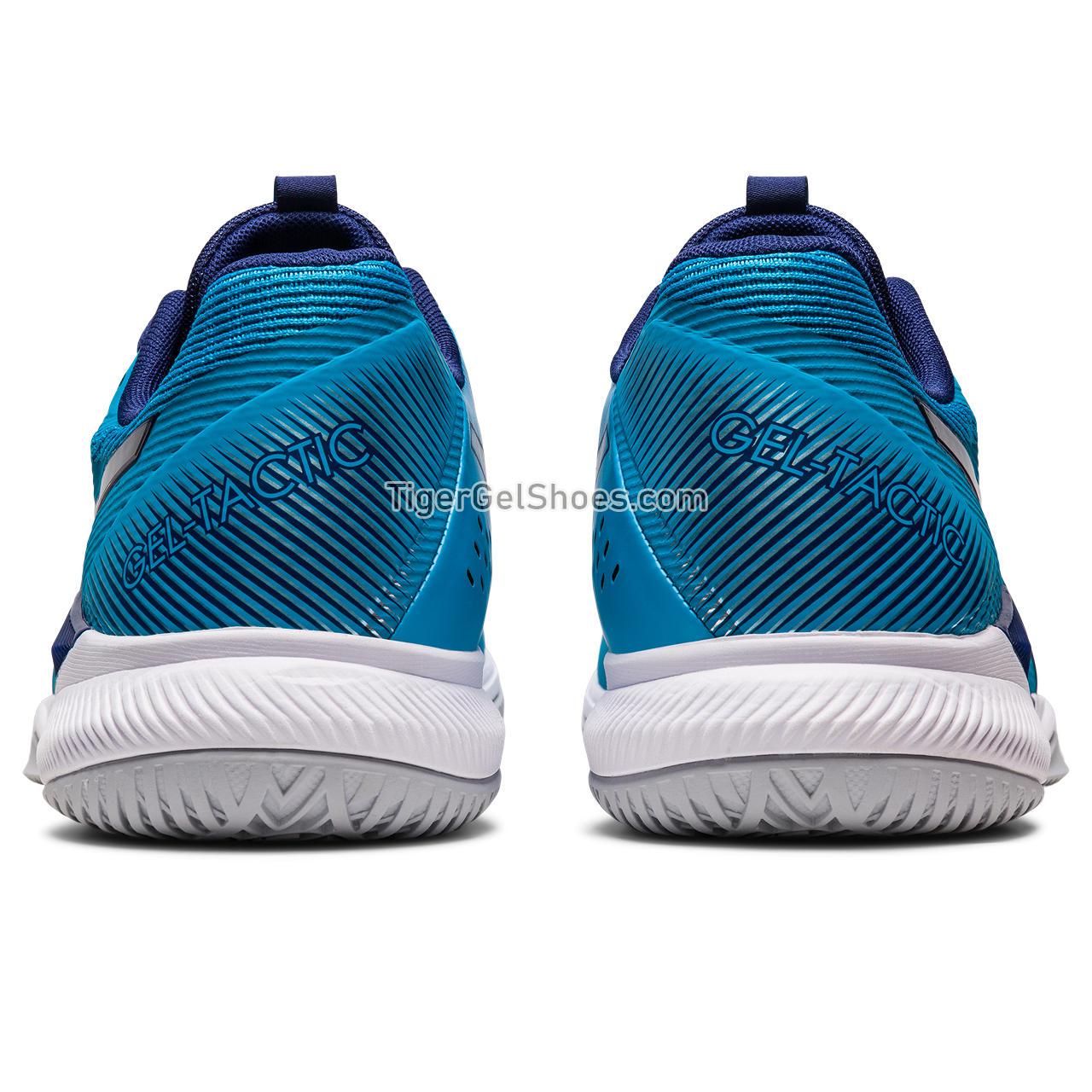 Asics Gel-tactic Island Blue/Pure Silver 1071A065-401 Mens Shoes