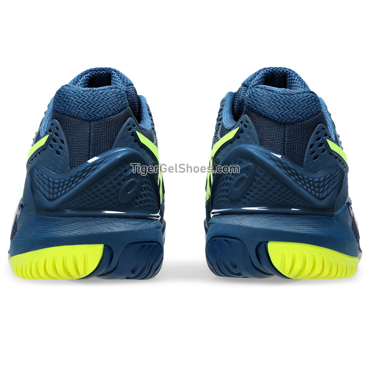 Asics Gel-resolution 9 (2e) Mako Blue/Safety Yellow 1041A376-404 Mens Shoes