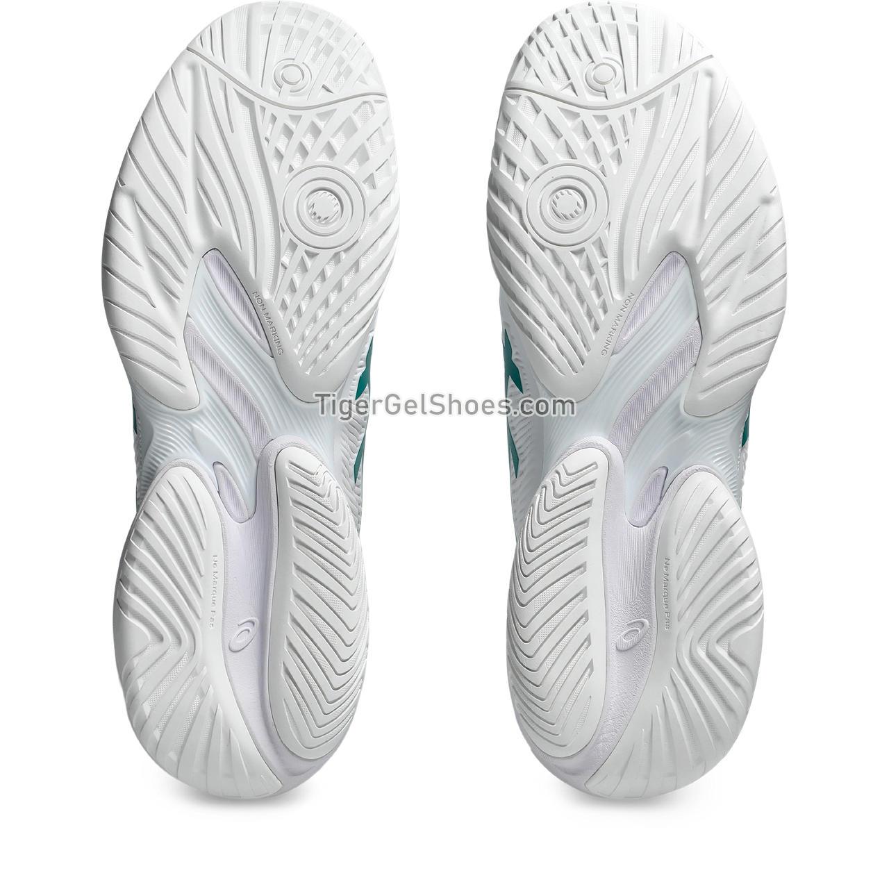 Asics Court Ff 3 Novak White/Pitch Green 1041A361-100 Mens Shoes