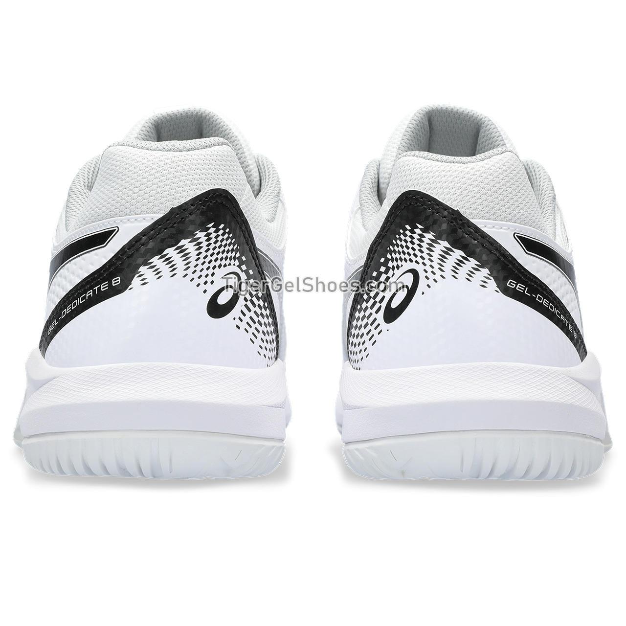 Asics Gel-dedicate 8 White/Black 1041A408-101 Mens Shoes