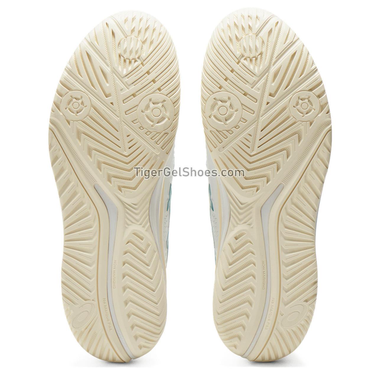 Asics Gel-resolution 9 White/Pitch Green 1041A435-101 Mens Shoes