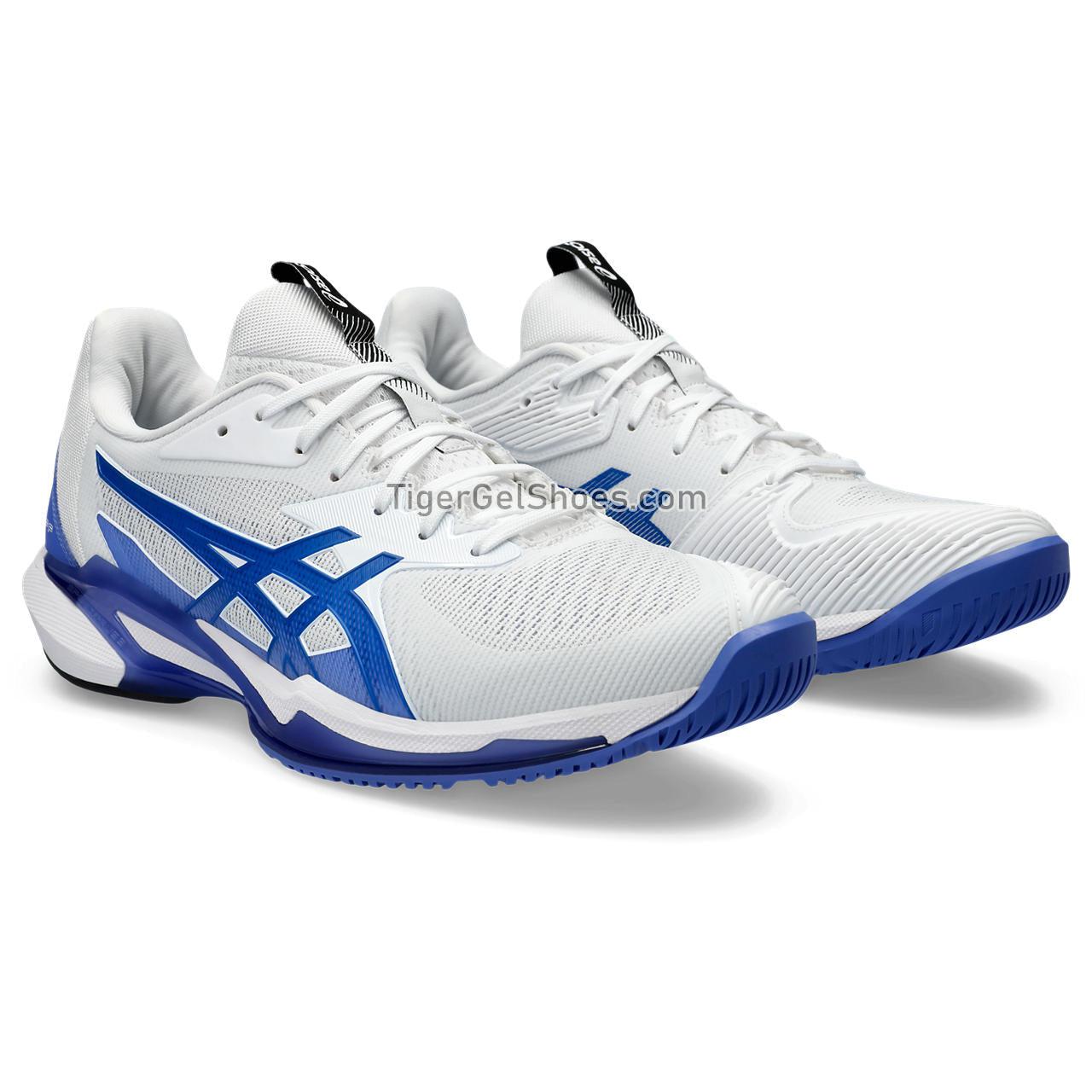 Asics Solution Speed Ff 3 White/Tuna Blue 1041A438-100 Mens Shoes