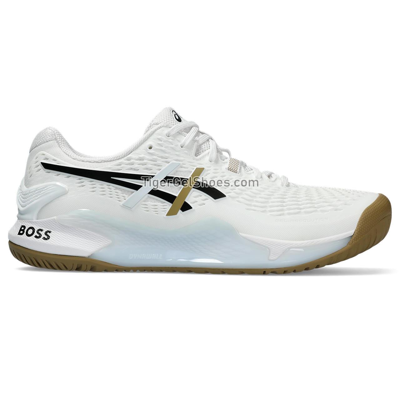 Asics X Hugo Boss Gel-resolution 9 White/Black 1041A453-100 Mens Shoes