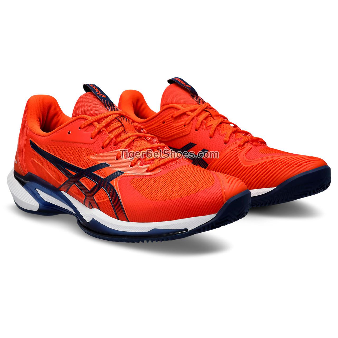 Asics Solution Speed Ff 3 Clay Koi/Blue Expanse 1041A437-800 Mens Shoes