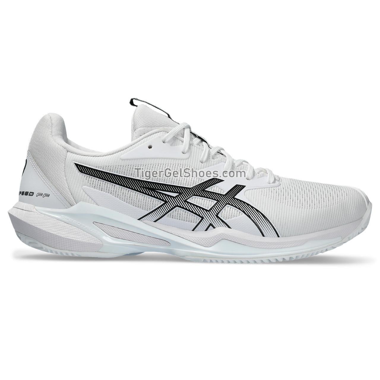 Asics Solution Speed Ff 3 Clay White/Black 1041A437-101 Mens Shoes