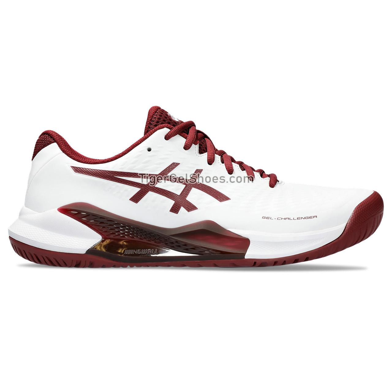 Asics Gel-challenger 14 White/Antique Red 1041A405-100 Mens Shoes