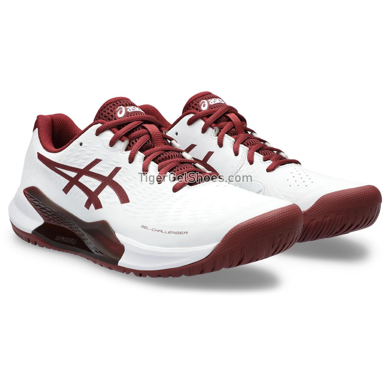 Asics Gel-challenger 14 White/Antique Red 1041A405-100 Mens Shoes