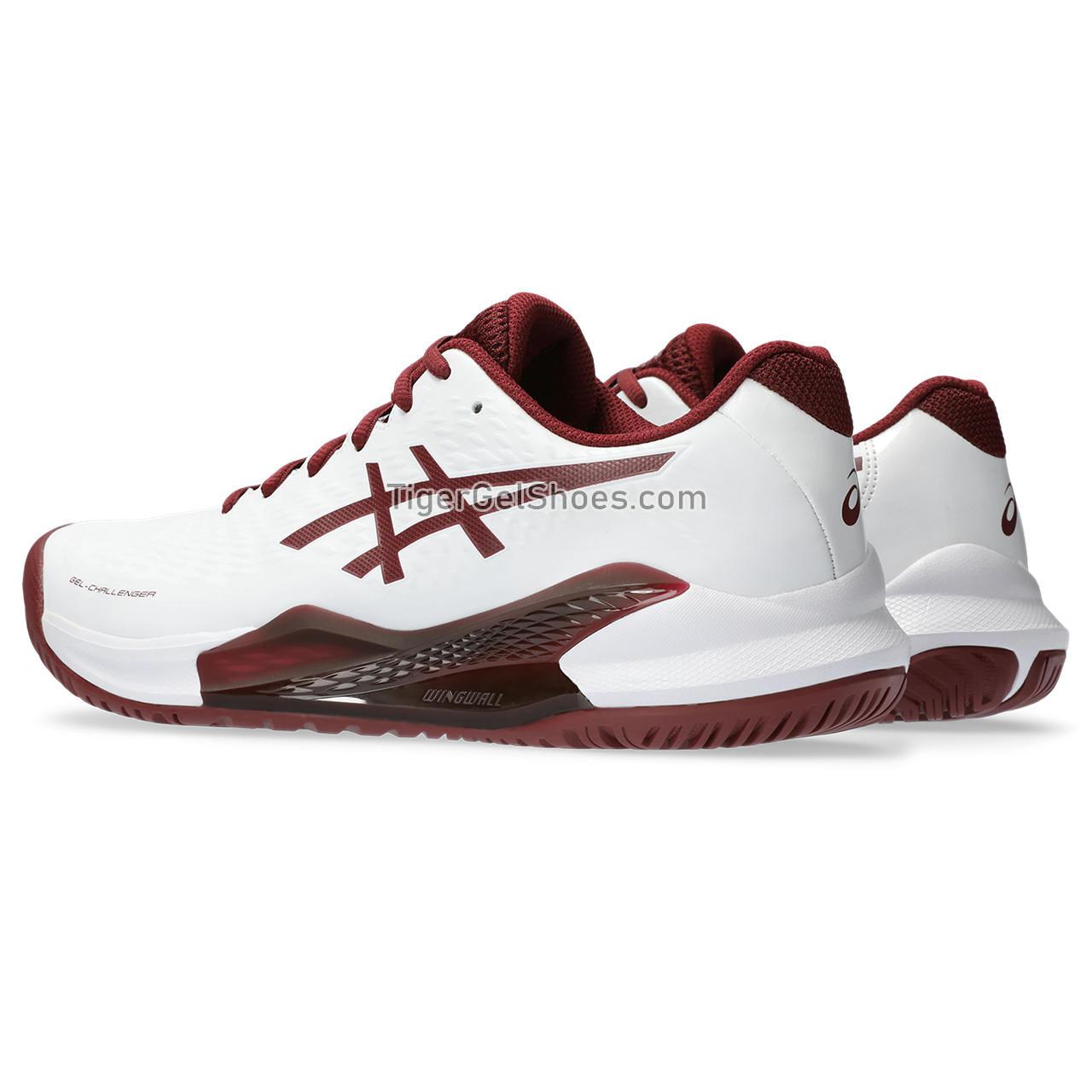 Asics Gel-challenger 14 White/Antique Red 1041A405-100 Mens Shoes