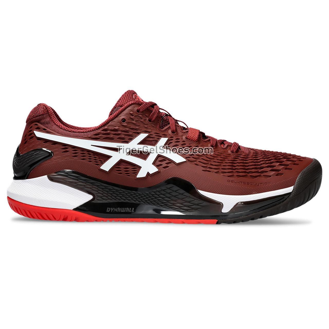 Asics Gel-resolution 9 Antique Red/White 1041A330-600 Mens Shoes