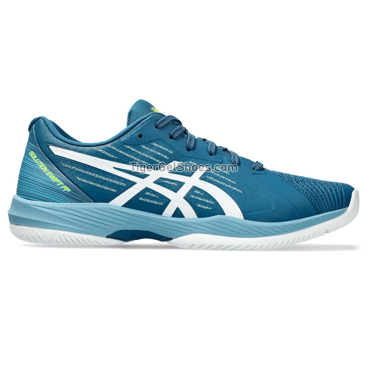 Asics Solution Swift Ff Restful Teal/White 1041A298-402 Mens Shoes