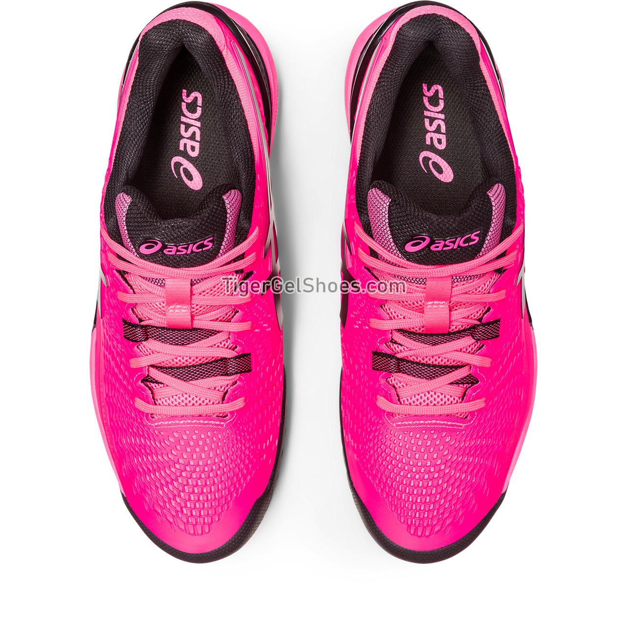 Asics Gel-resolution 9 Hot Pink/Black 1041A330-700 Mens Shoes