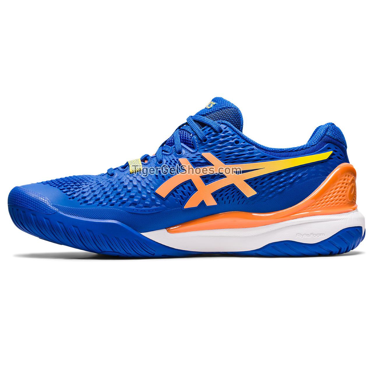 Asics Gel-resolution 9 Tuna Blue/Sun Peach 1041A384-960 Mens Shoes