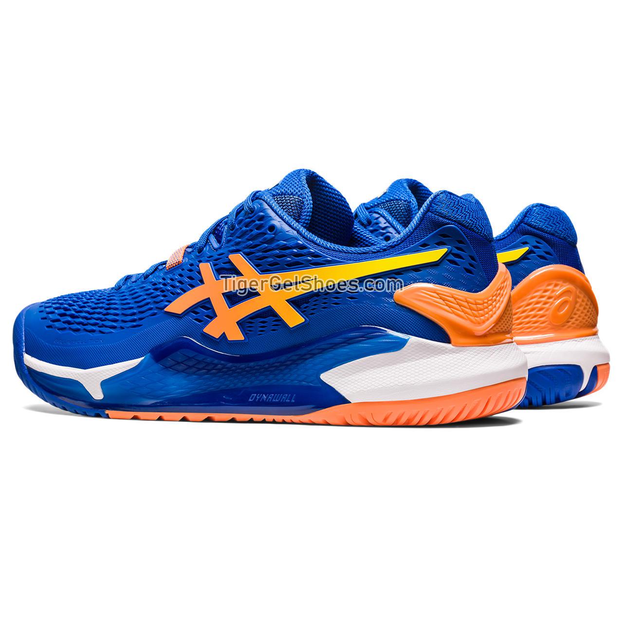 Asics Gel-resolution 9 Tuna Blue/Sun Peach 1041A384-960 Mens Shoes