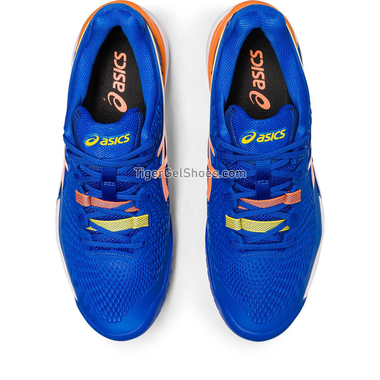Asics Gel-resolution 9 Tuna Blue/Sun Peach 1041A384-960 Mens Shoes