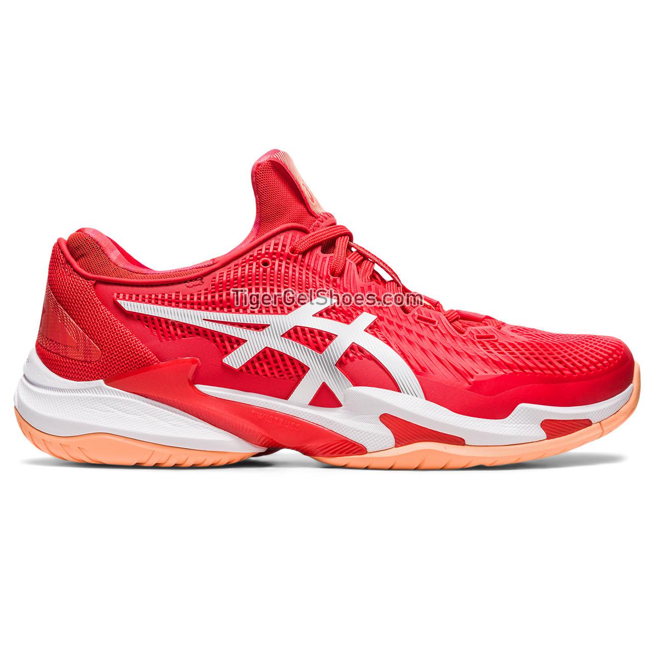 Asics Court Ff 3 Novak Fiery Red/White 1041A363-961 Mens Shoes