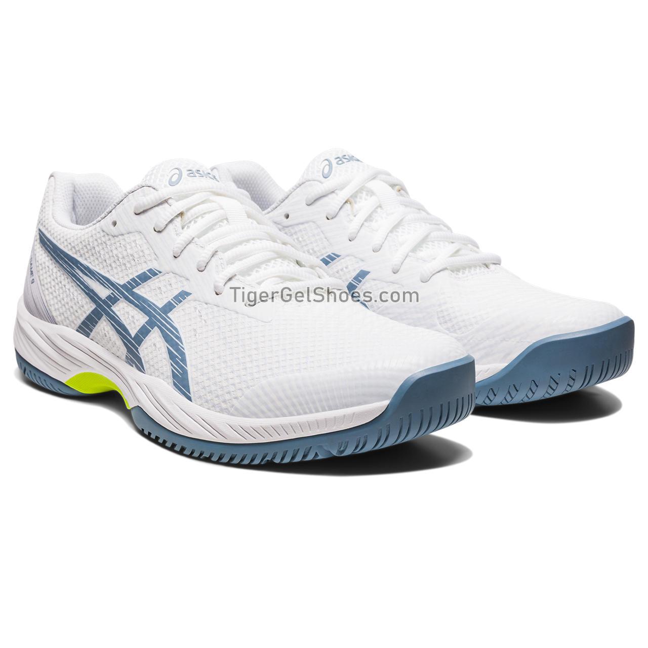 Asics Gel-game 9 White/Steel Blue 1041A337-101 Mens Shoes
