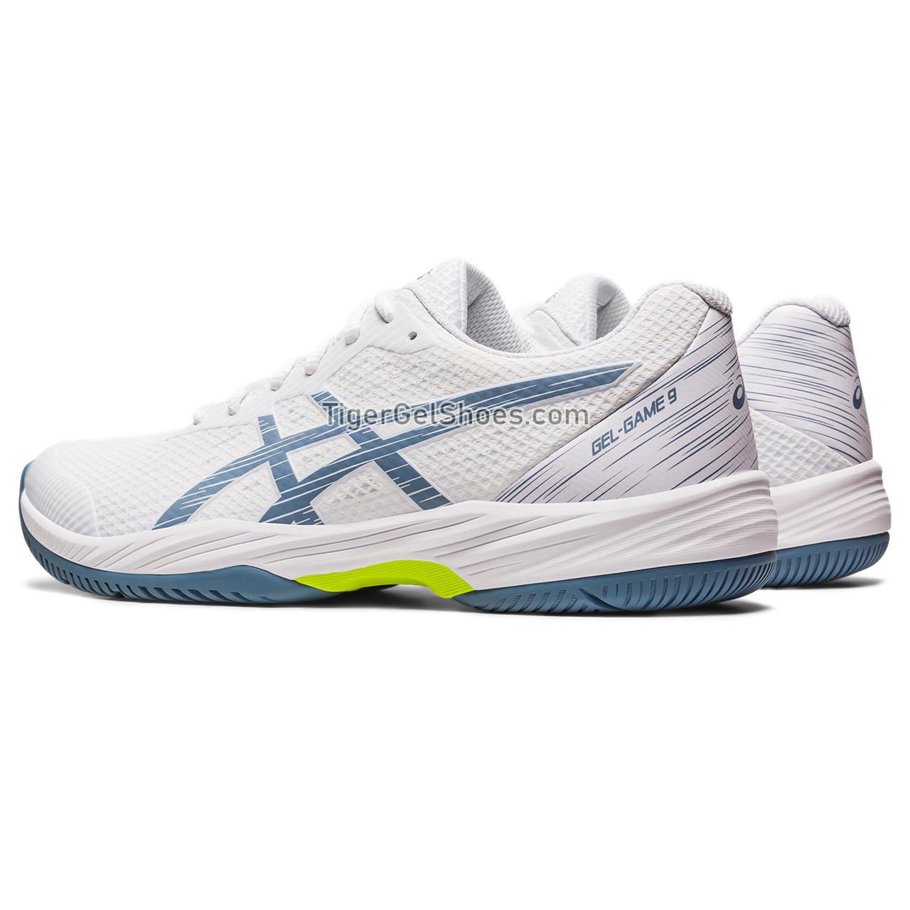 Asics Gel-game 9 White/Steel Blue 1041A337-101 Mens Shoes