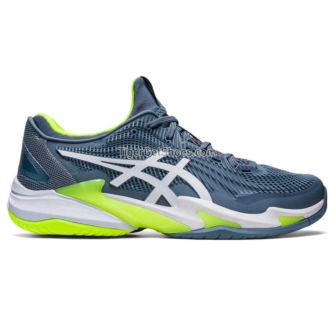Asics Court Ff 3 Steel Blue/White 1041A370-400 Mens Shoes