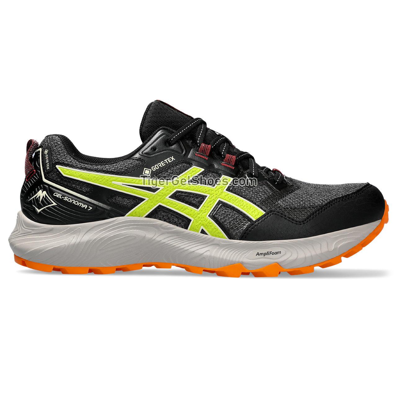 Asics Gel-sonoma 7 Gtx Graphite Grey/Neon Lime 1011B593-020 Mens Shoes