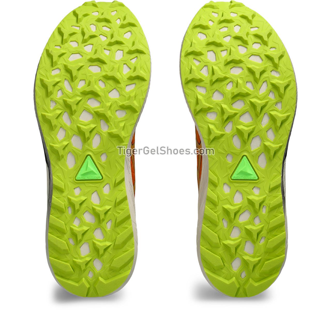 Asics Fuji Lite 4 Bright Orange/Neon Lime 1011B698-800 Mens Shoes