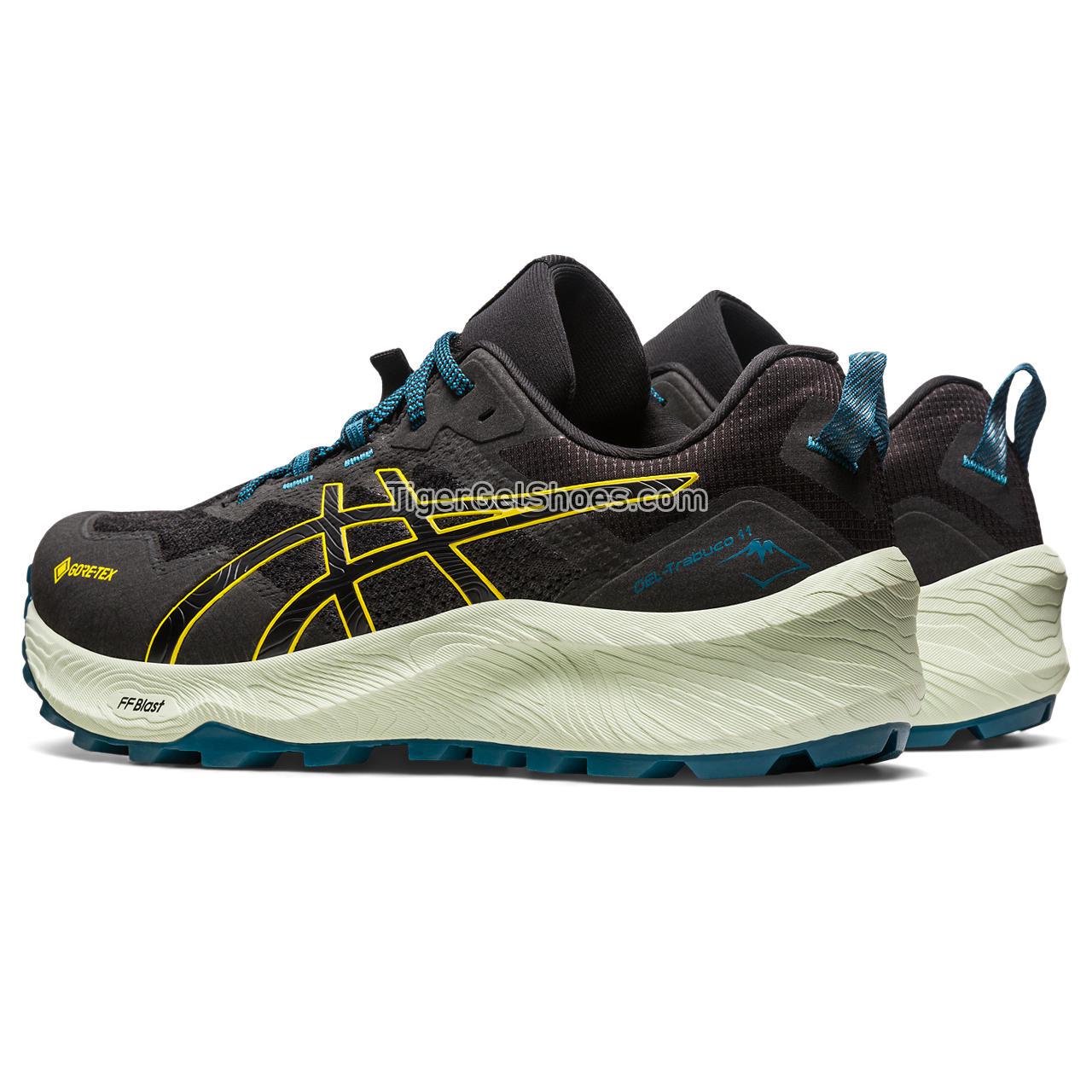Asics Gel-trabuco 11 Gtx Black/Golden Yellow 1011B608-001 Mens Shoes