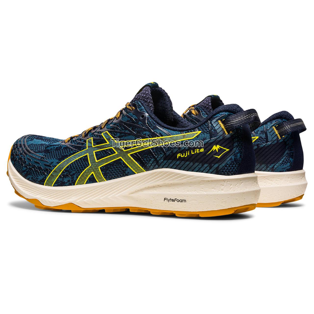 Asics Fuji Lite 3 Ink Teal/Golden Yellow 1011B467-401 Mens Shoes