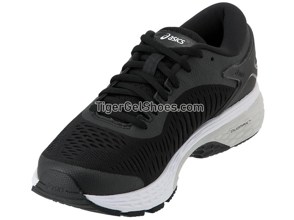 Asics GEL-Kayano 25 Black/Glacier Grey 1012A026-003 Womens Running Shoes
