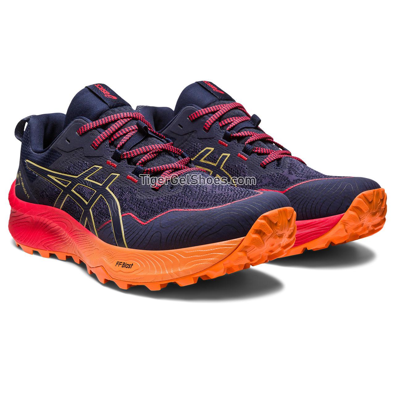 Asics Gel-trabuco 11 Indigo Blue/Olive Oil 1011B605-400 Mens Shoes