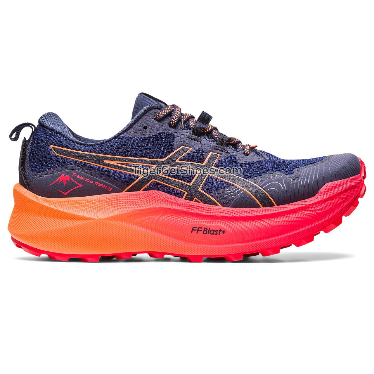 Asics Trabuco Max 2 Midnight/Black 1011B606-400 Mens Shoes