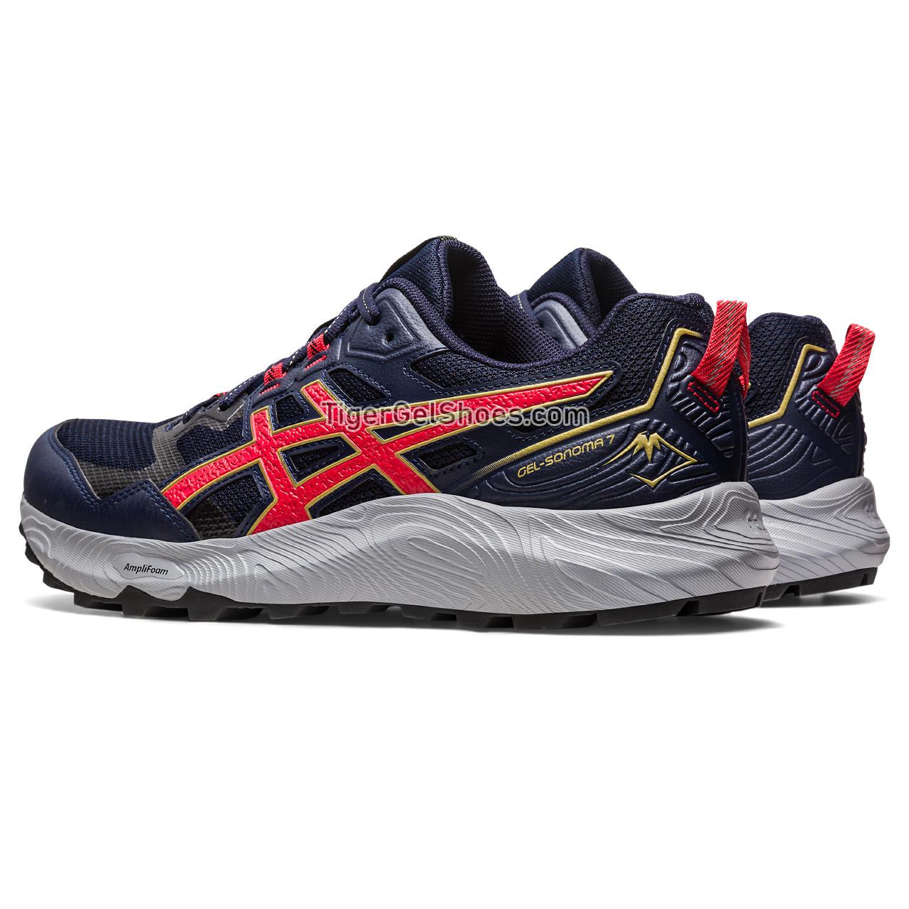 Asics Gel-sonoma 7 Midnight/Electric Red 1011B595-400 Mens Shoes