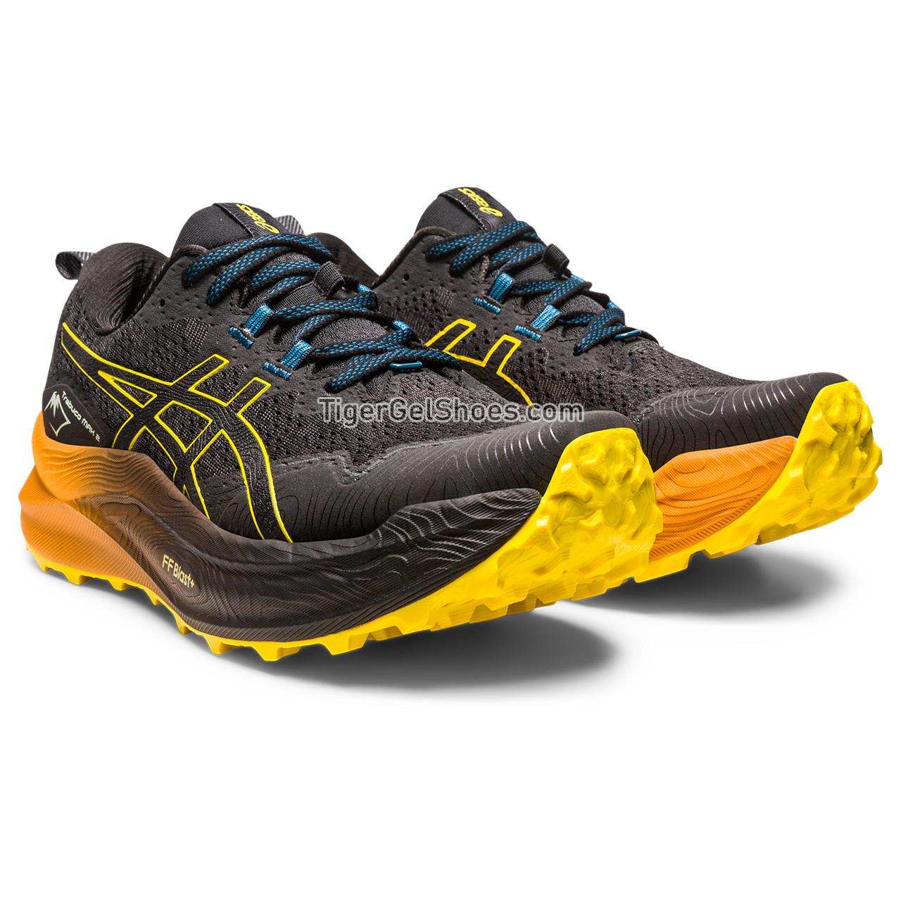 Asics Trabuco Max 2 Black/Golden Yellow 1011B606-001 Mens Shoes