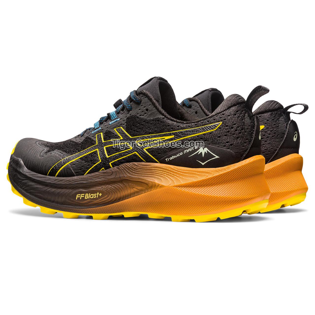 Asics Trabuco Max 2 Black/Golden Yellow 1011B606-001 Mens Shoes