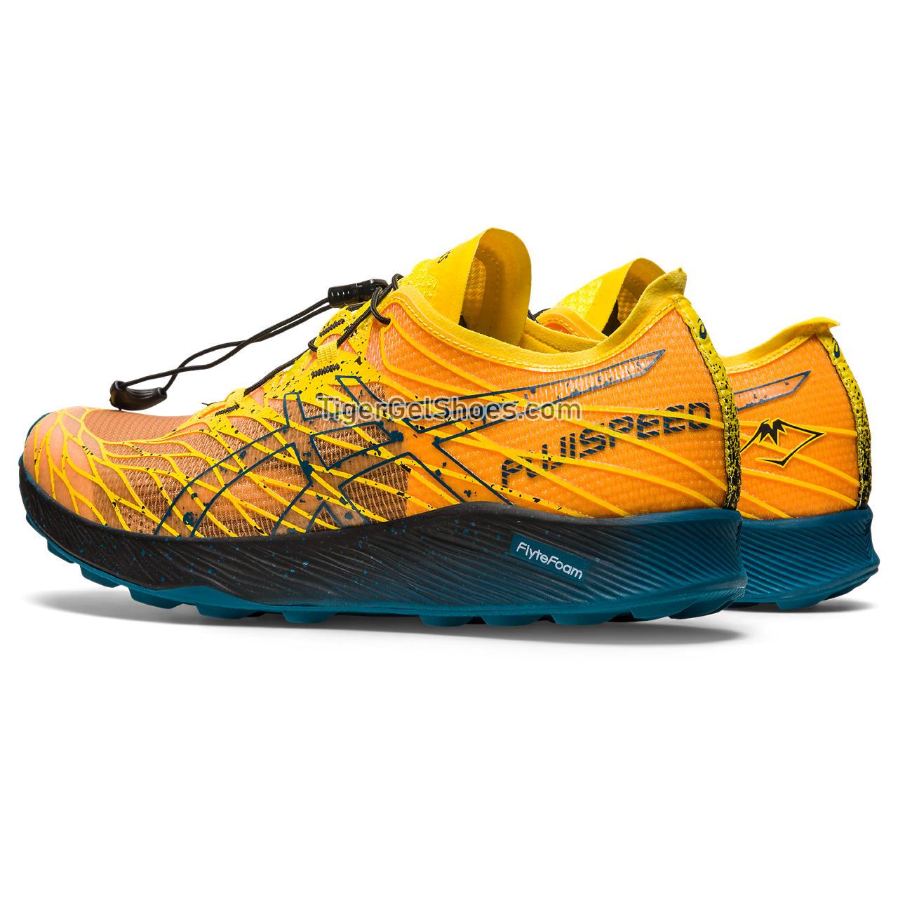 Asics Fujispeed Golden Yellow/Ink Teal 1011B330-750 Mens Shoes