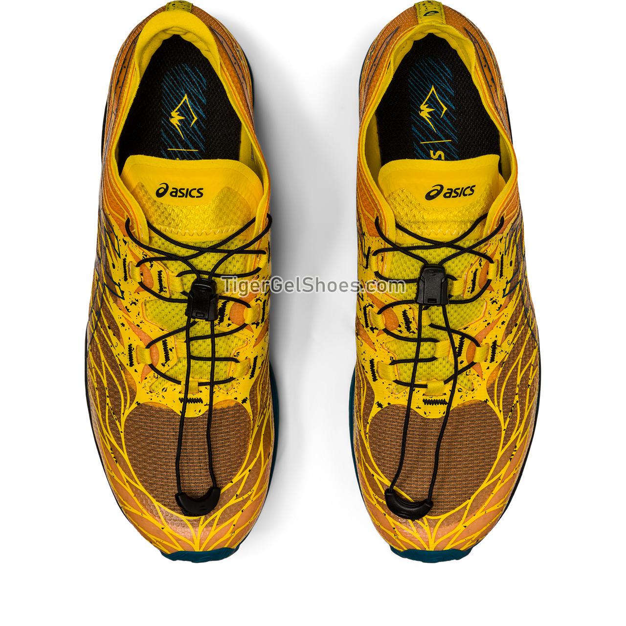 Asics Fujispeed Golden Yellow/Ink Teal 1011B330-750 Mens Shoes
