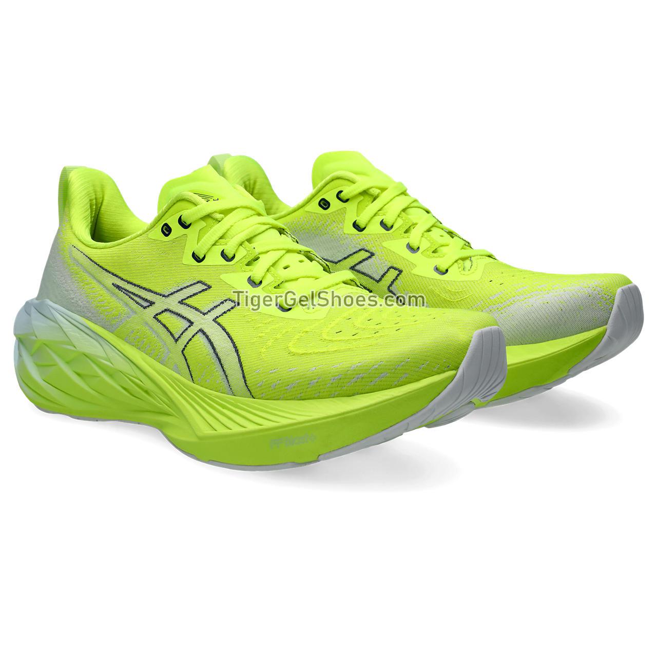 Asics Novablast 4 Safety Yellow/Cool Grey 1011B693-750 Mens Shoes