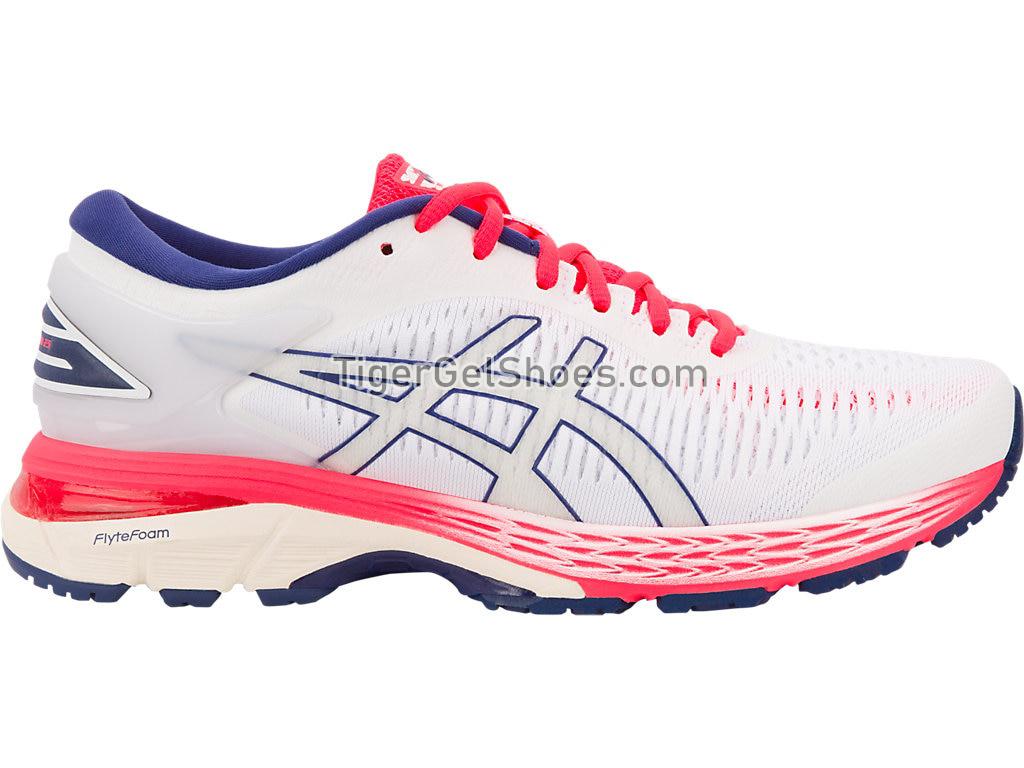 Asics GEL-Kayano 25 White/White 1012A026-100 Womens Running Shoes
