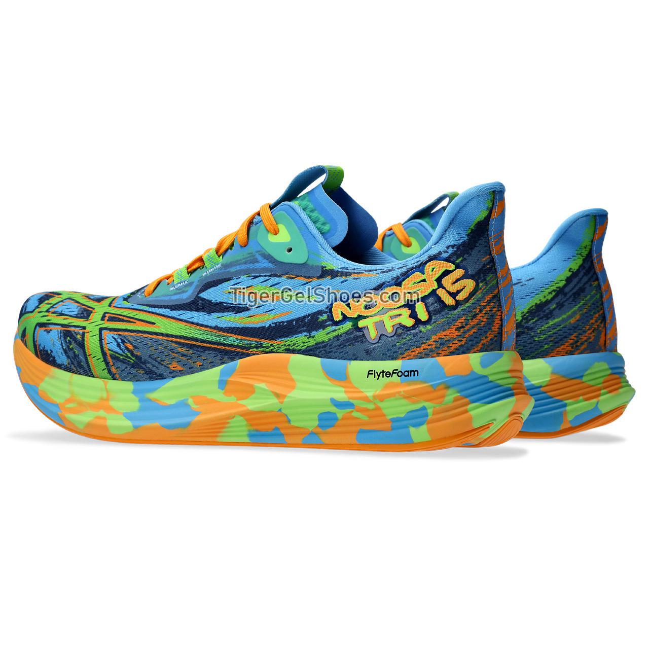Asics Noosa Tri 15 Waterscape/Electric Lime 1011B609-403 Mens Shoes
