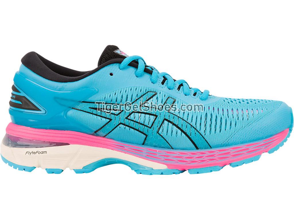 Asics GEL-Kayano 25 Aquarium/Black 1012A026-400 Womens Running Shoes
