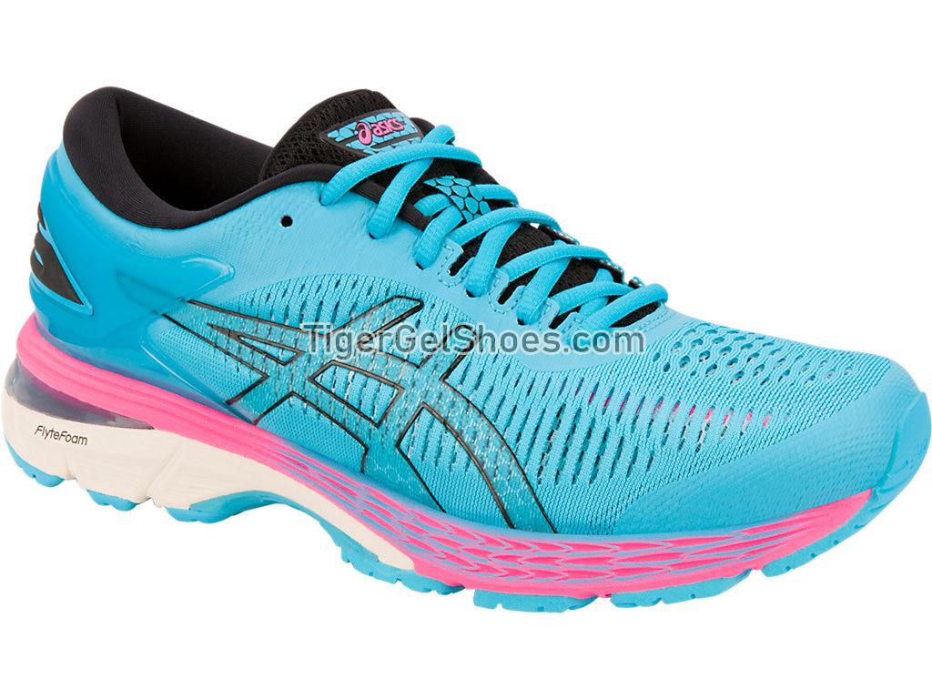 Asics GEL-Kayano 25 Aquarium/Black 1012A026-400 Womens Running Shoes