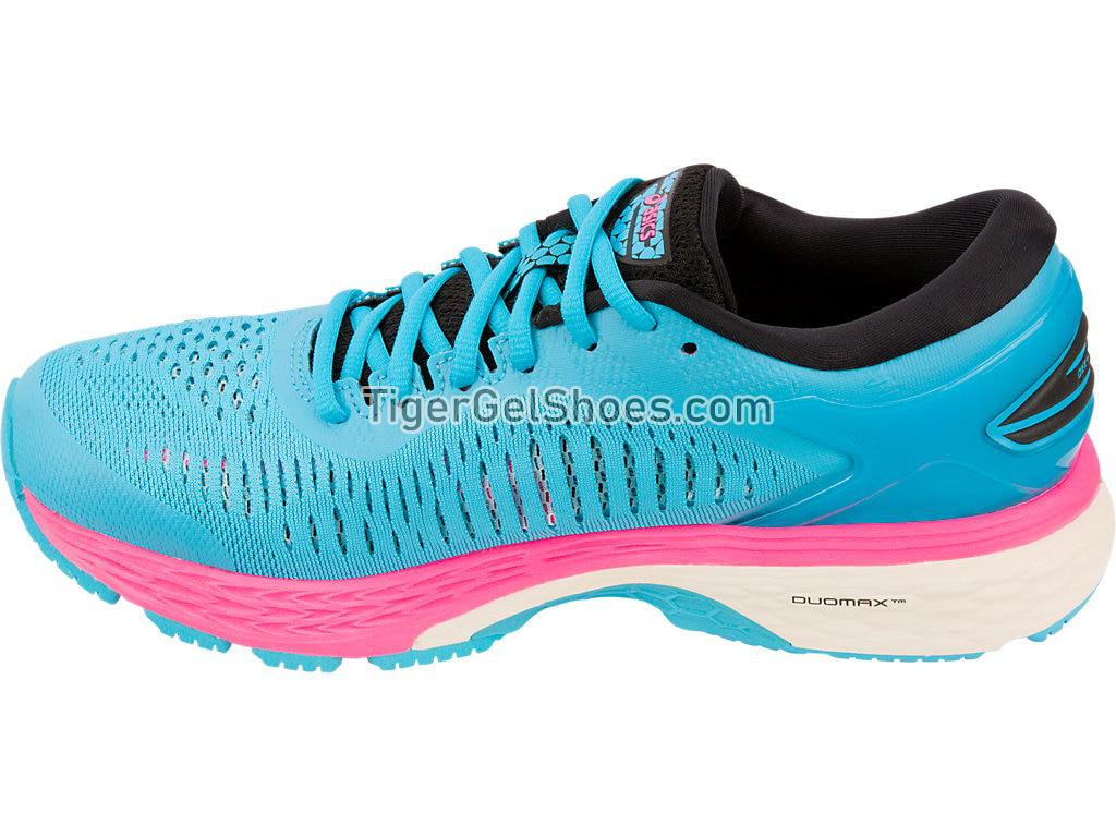 Asics GEL-Kayano 25 Aquarium/Black 1012A026-400 Womens Running Shoes