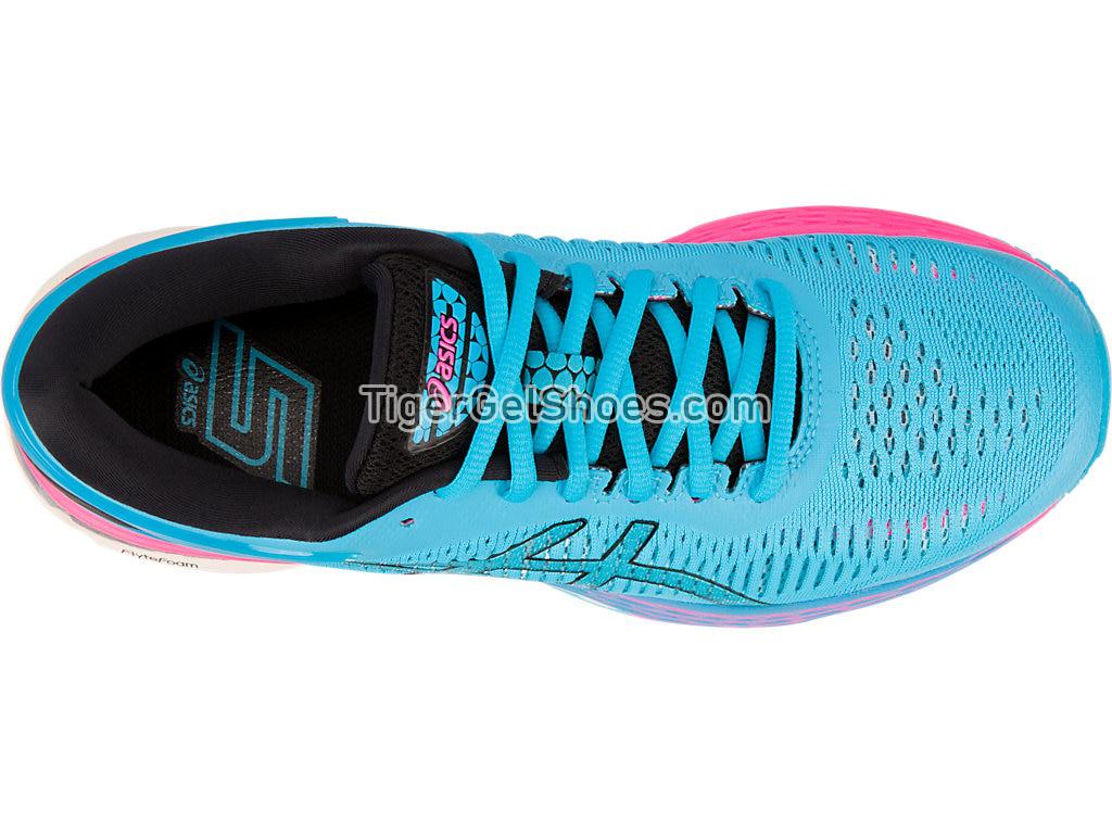Asics GEL-Kayano 25 Aquarium/Black 1012A026-400 Womens Running Shoes