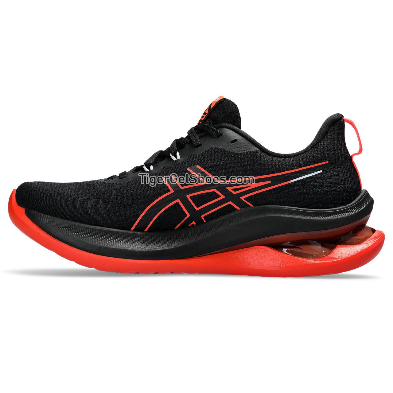 Asics Gel-kinsei Max Black/Sunrise Red 1011B696-002 Mens Shoes