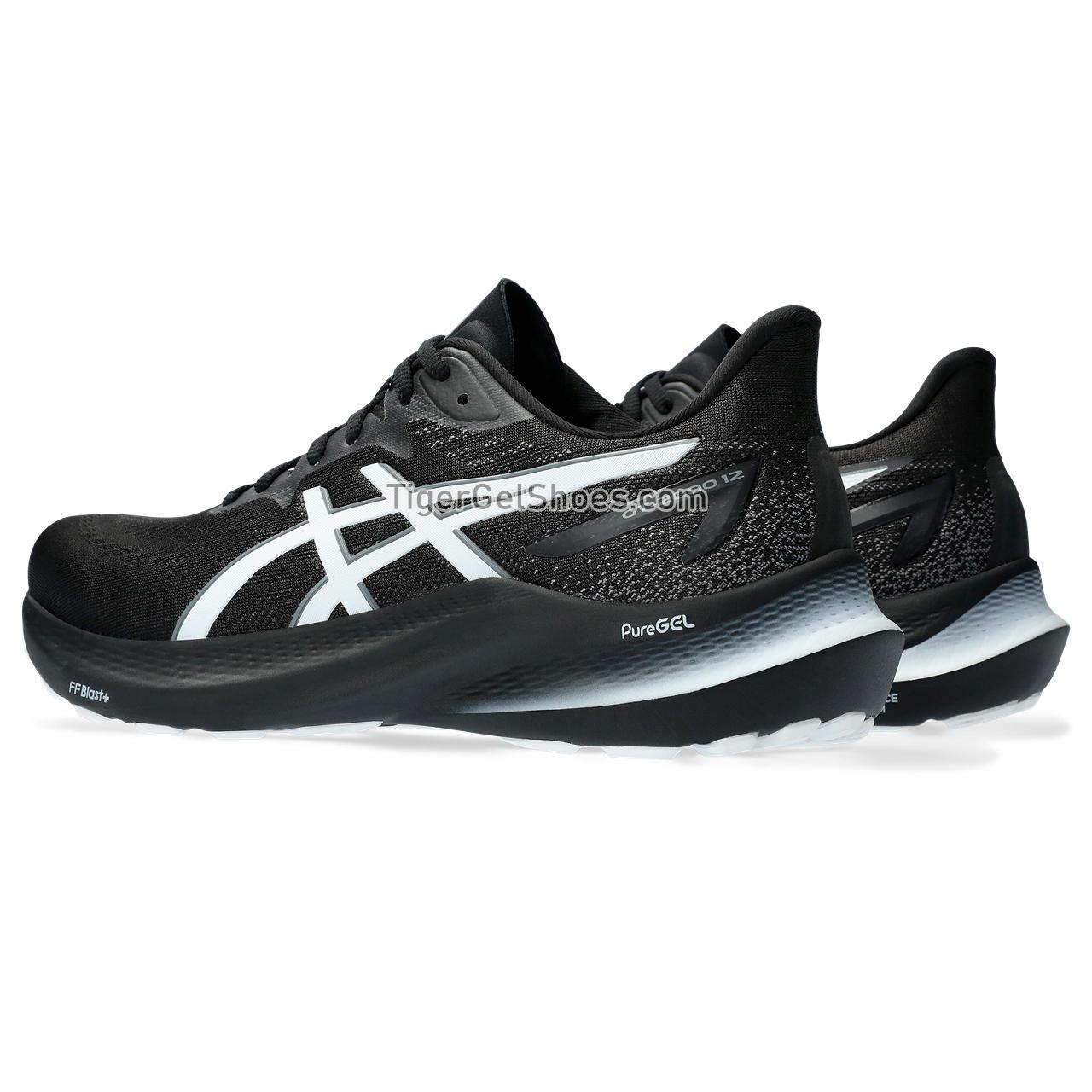 Asics Gt-2000 12 Black/White 1011B691-006 Mens Shoes