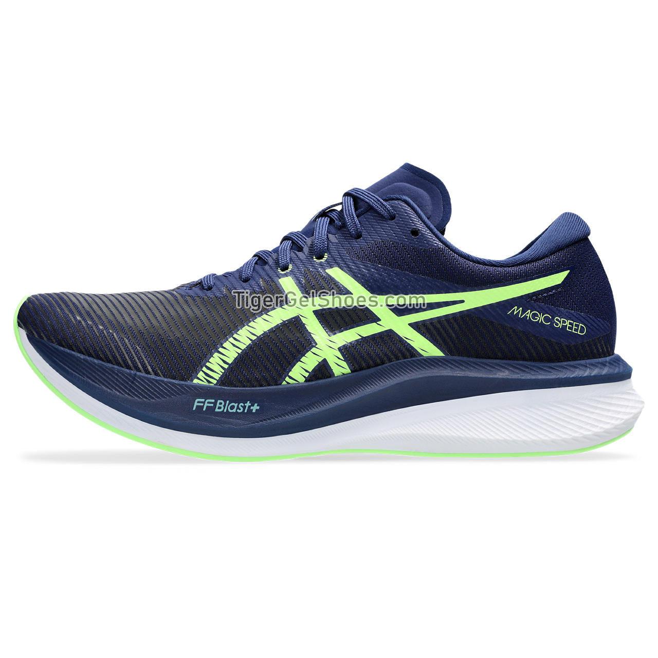 Asics Magic Speed 3 Blue Expanse/Illuminate Green 1011B703-401 Mens Shoes