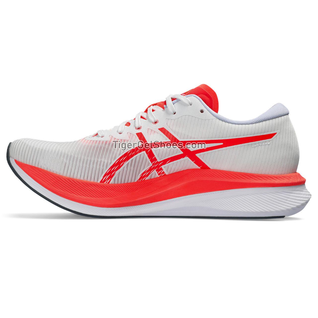 Asics Magic Speed 3 White/Sunrise Red 1011B848-100 Mens Shoes
