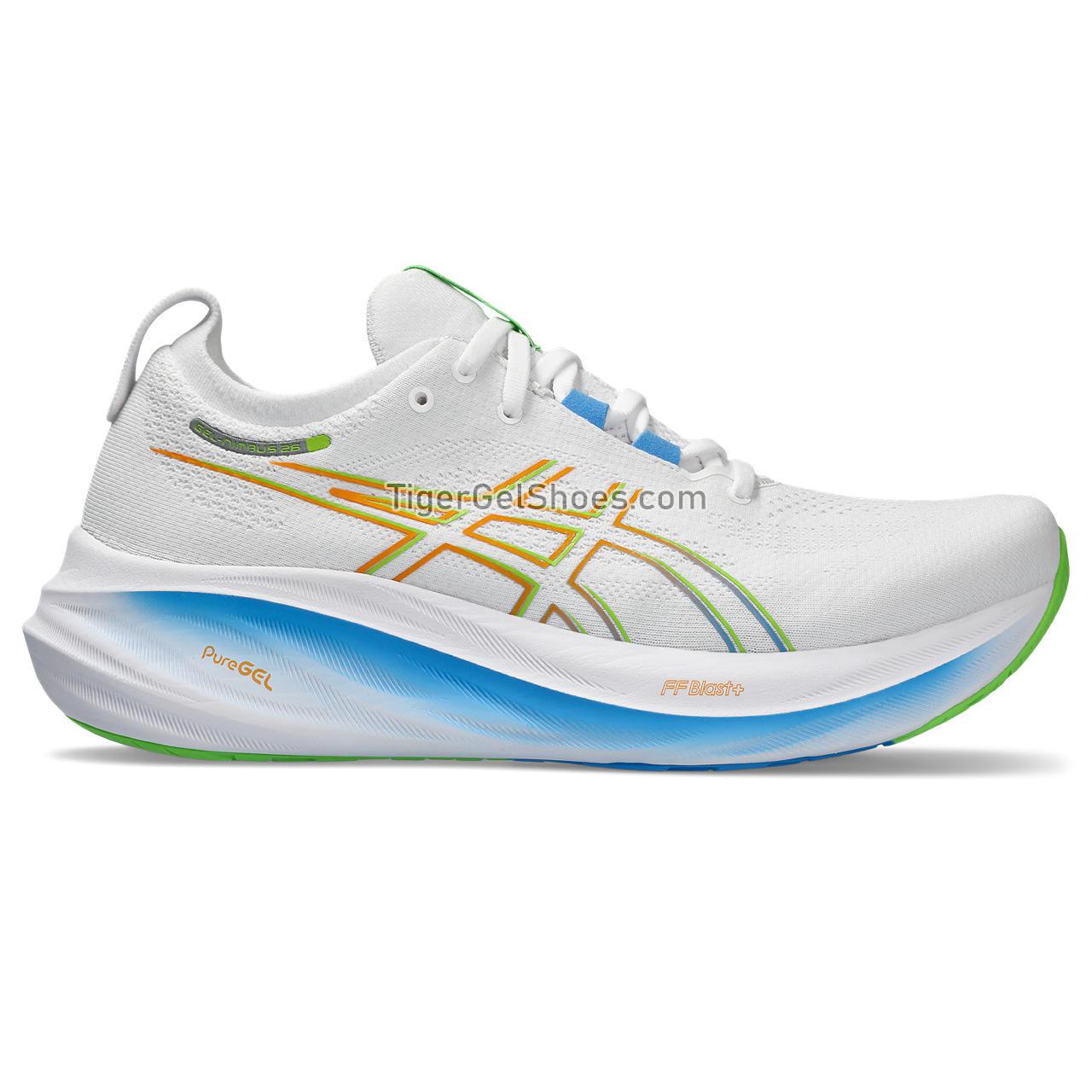 Asics Gel-nimbus 26 White/Waterscape 1011B794-100 Mens Shoes