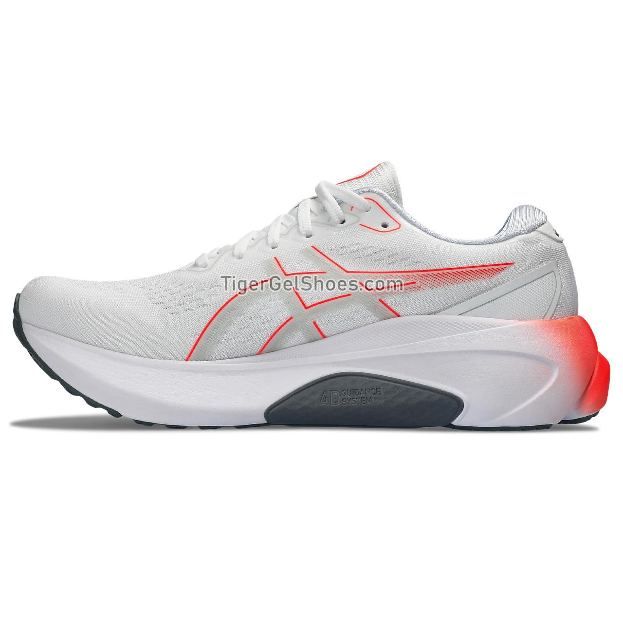 Asics Gel-kayano 30 White/Sunrise Red 1011B548-102 Mens Shoes