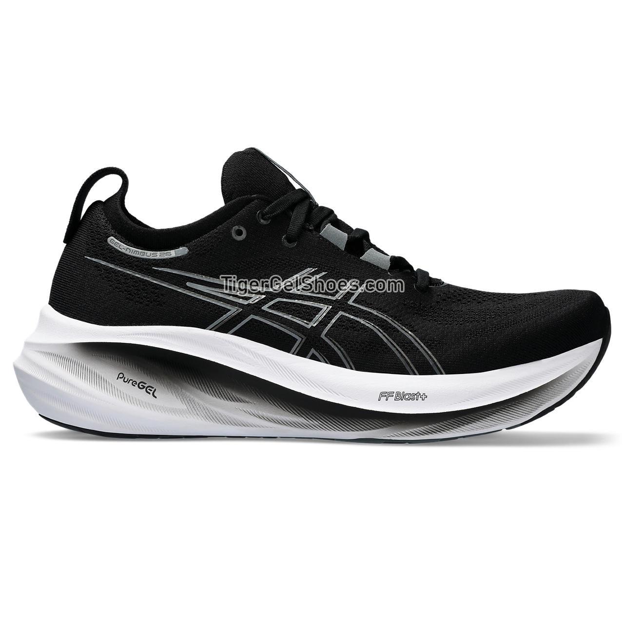 Asics Gel-nimbus 26 (2e) Black/Graphite Grey 1011B795-001 Mens Shoes